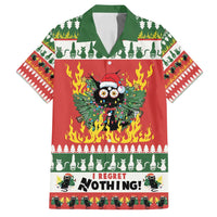 Merry Cat-Mas Family Matching Long Sleeve Bodycon Dress and Hawaiian Shirt Christmas It's Fine I'm Fine Everything is Fine LT9 - Wonder Print Shop