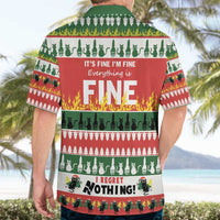 Merry Cat-Mas Hawaiian Shirt Christmas It's Fine I'm Fine Everything is Fine - Wonder Print Shop