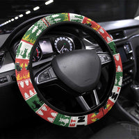 Merry Cat-Mas Steering Wheel Cover Christmas It's Fine I'm Fine Everything is Fine - Wonder Print Shop