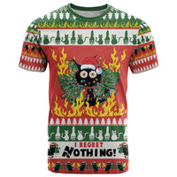 Merry Cat-Mas T Shirt Christmas It's Fine I'm Fine Everything is Fine - Wonder Print Shop