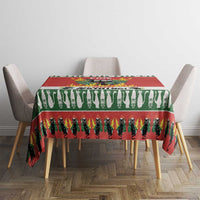 Merry Cat-Mas Tablecloth Christmas It's Fine I'm Fine Everything is Fine - Wonder Print Shop