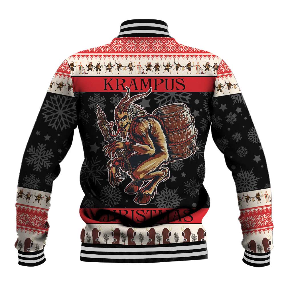 Krampus The Christmas Devil Baseball Jacket LT9 - Wonder Print Shop