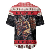 Krampus The Christmas Devil Baseball Jersey LT9 - Wonder Print Shop