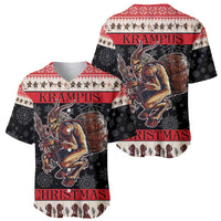 Krampus The Christmas Devil Baseball Jersey LT9 - Wonder Print Shop