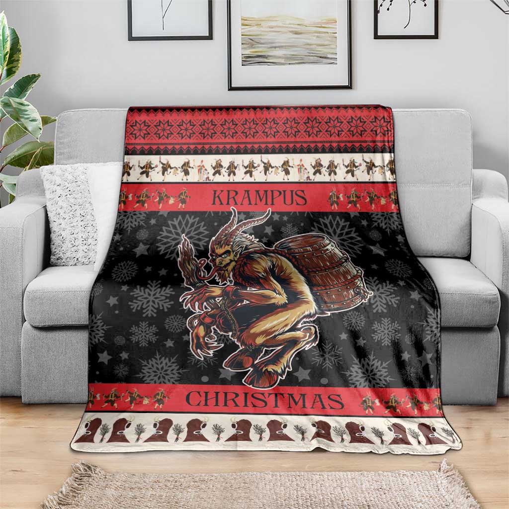 Krampus The Christmas Devil Blanket