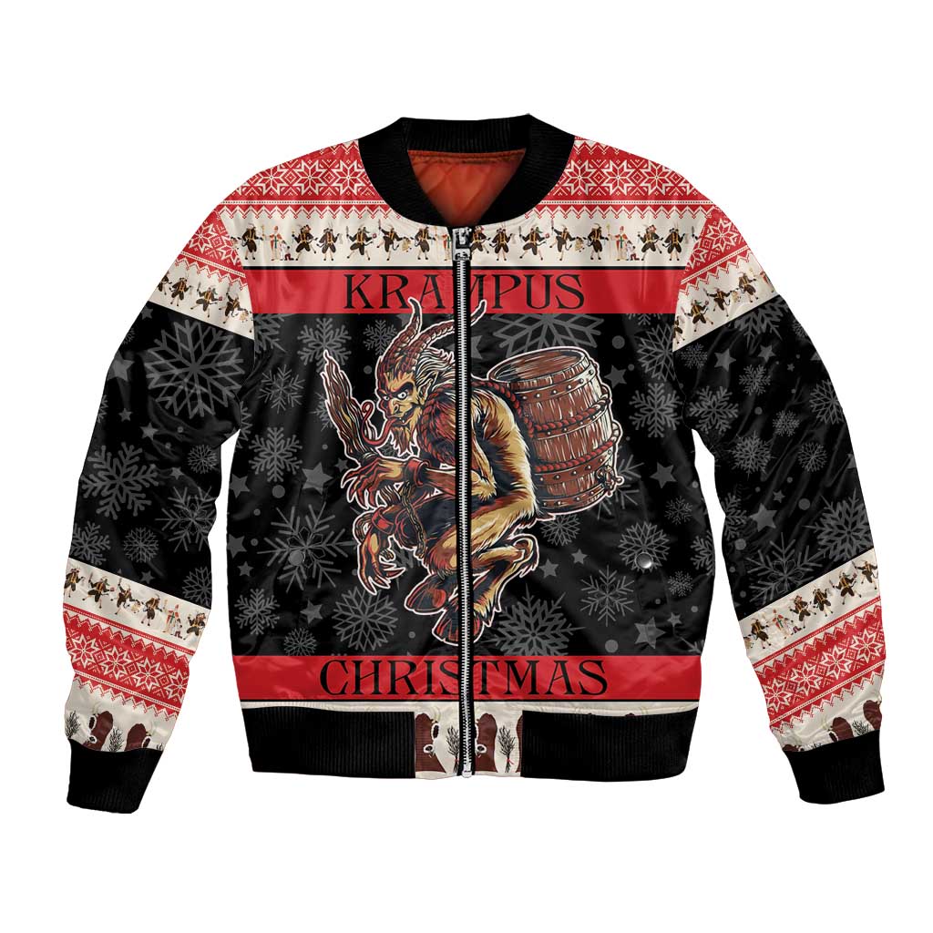 Krampus The Christmas Devil Bomber Jacket LT9 - Wonder Print Shop