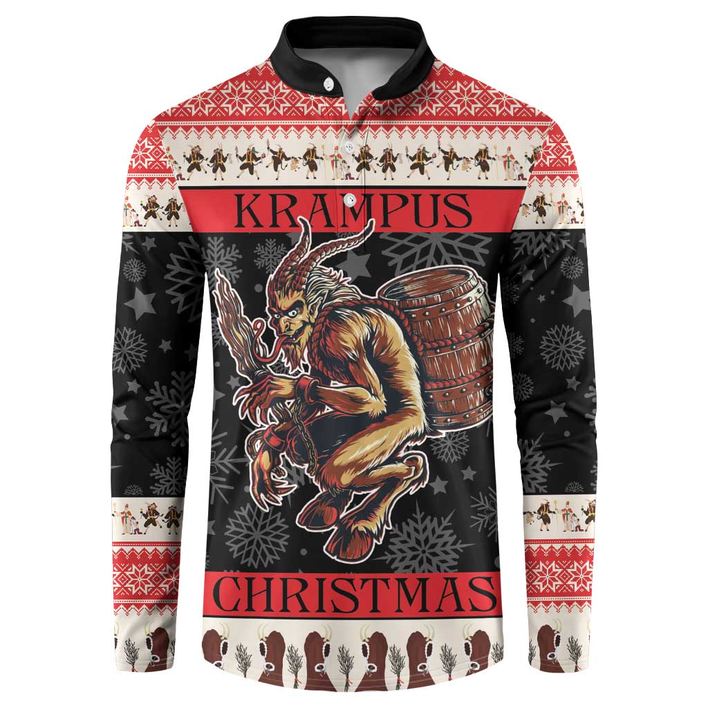 Krampus The Christmas Devil Button Sweatshirt LT9 - Wonder Print Shop