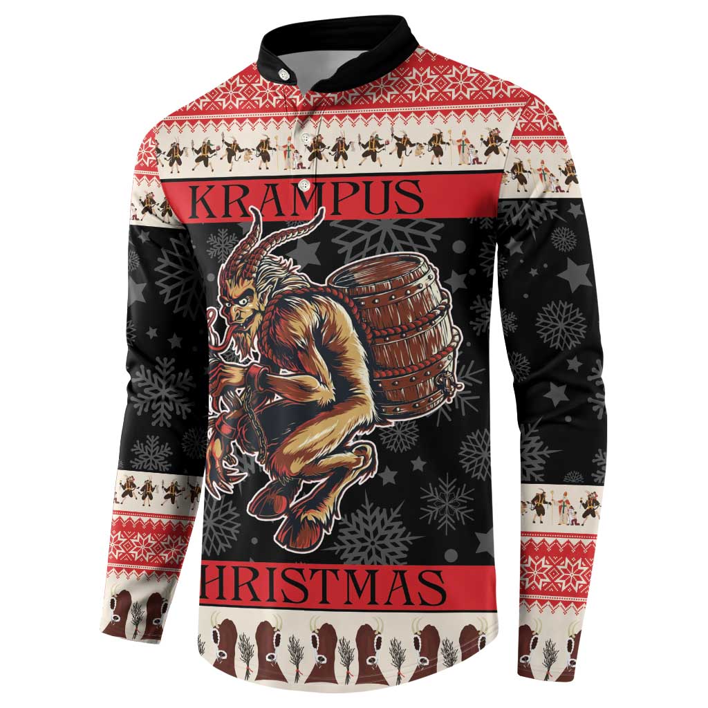 Krampus The Christmas Devil Button Sweatshirt LT9 - Wonder Print Shop