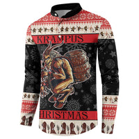 Krampus The Christmas Devil Button Sweatshirt LT9 - Wonder Print Shop