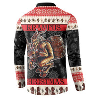 Krampus The Christmas Devil Button Sweatshirt LT9 - Wonder Print Shop