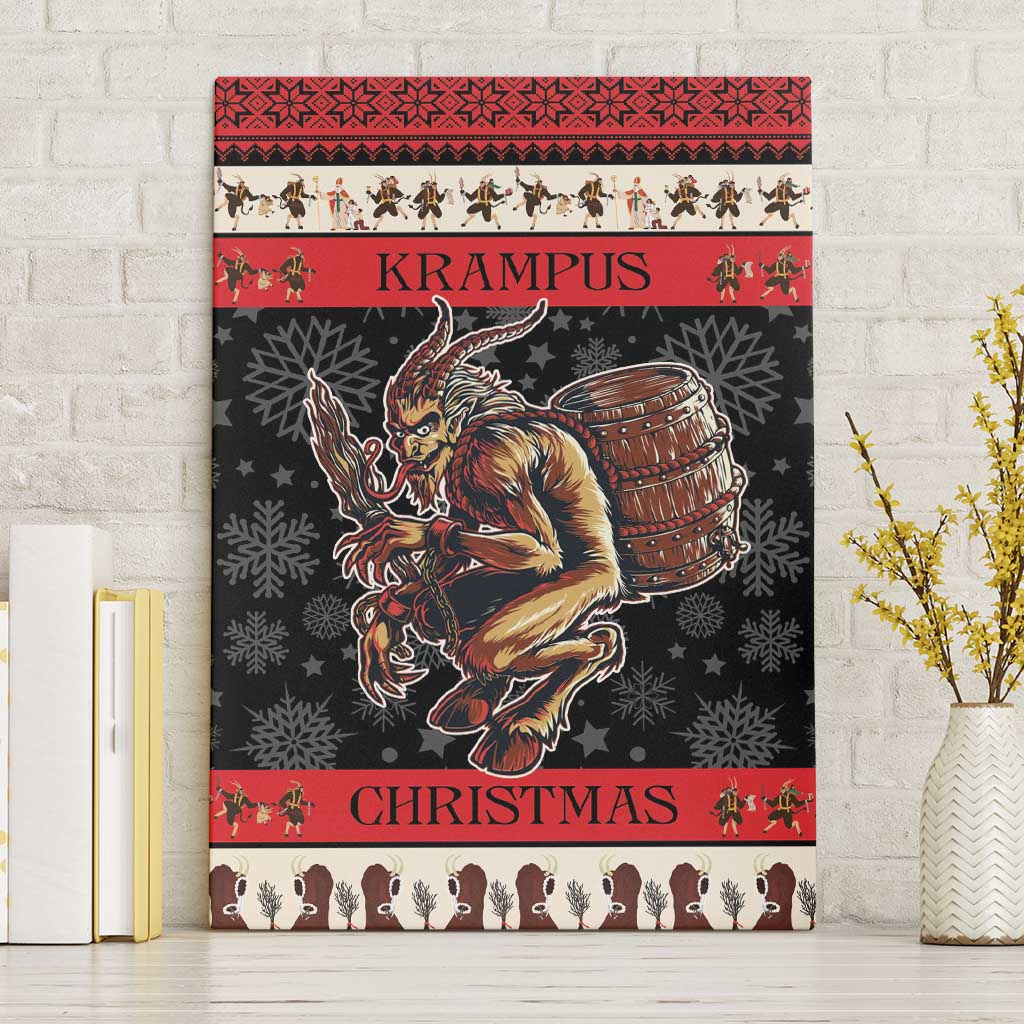 Krampus The Christmas Devil Canvas Wall Art LT9 - Wonder Print Shop