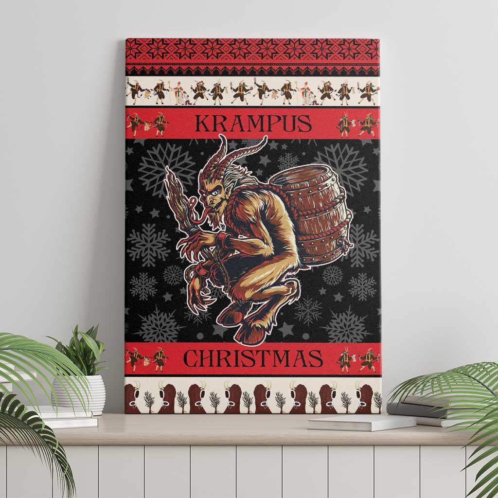 Krampus The Christmas Devil Canvas Wall Art LT9 - Wonder Print Shop
