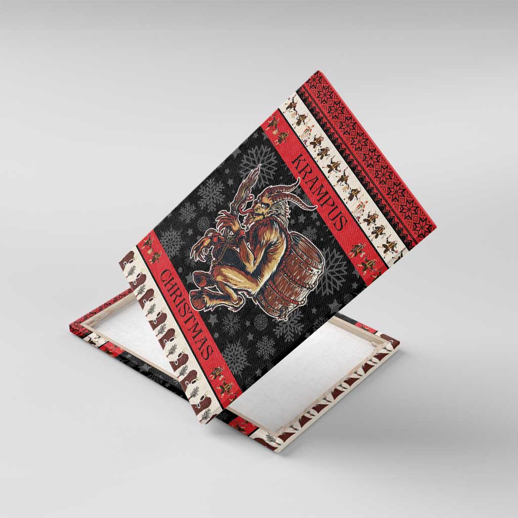 Krampus The Christmas Devil Canvas Wall Art LT9 - Wonder Print Shop