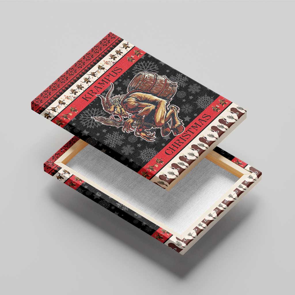 Krampus The Christmas Devil Canvas Wall Art LT9 - Wonder Print Shop