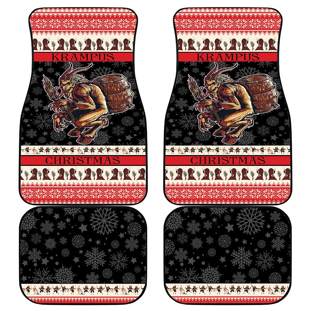 Krampus The Christmas Devil Car Mats LT9 - Wonder Print Shop