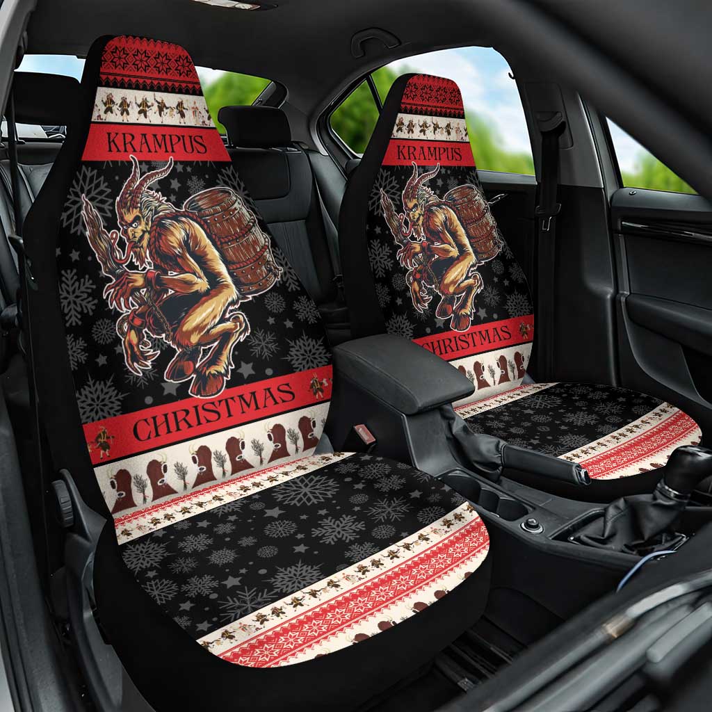 Krampus The Christmas Devil Car Seat Cover LT9 - Wonder Print Shop