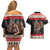 Krampus The Christmas Devil Couples Matching Off Shoulder Short Dress and Hawaiian Shirt LT9 - Wonder Print Shop