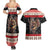 Krampus The Christmas Devil Couples Matching Summer Maxi Dress and Hawaiian Shirt LT9 - Wonder Print Shop