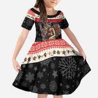 Krampus The Christmas Devil Family Matching Mermaid Dress and Hawaiian Shirt LT9 - Wonder Print Shop