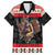 Krampus The Christmas Devil Family Matching Short Sleeve Bodycon Dress and Hawaiian Shirt - Wonder Print Shop