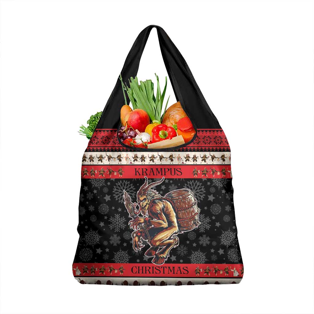 Krampus The Christmas Devil Grocery Bag