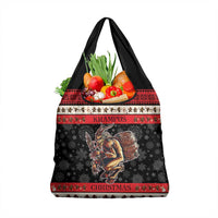 Krampus The Christmas Devil Grocery Bag