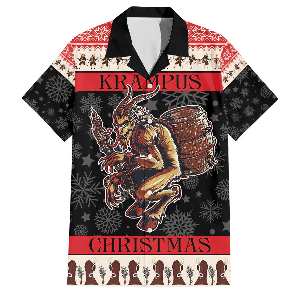 Krampus The Christmas Devil Hawaiian Shirt - Wonder Print Shop