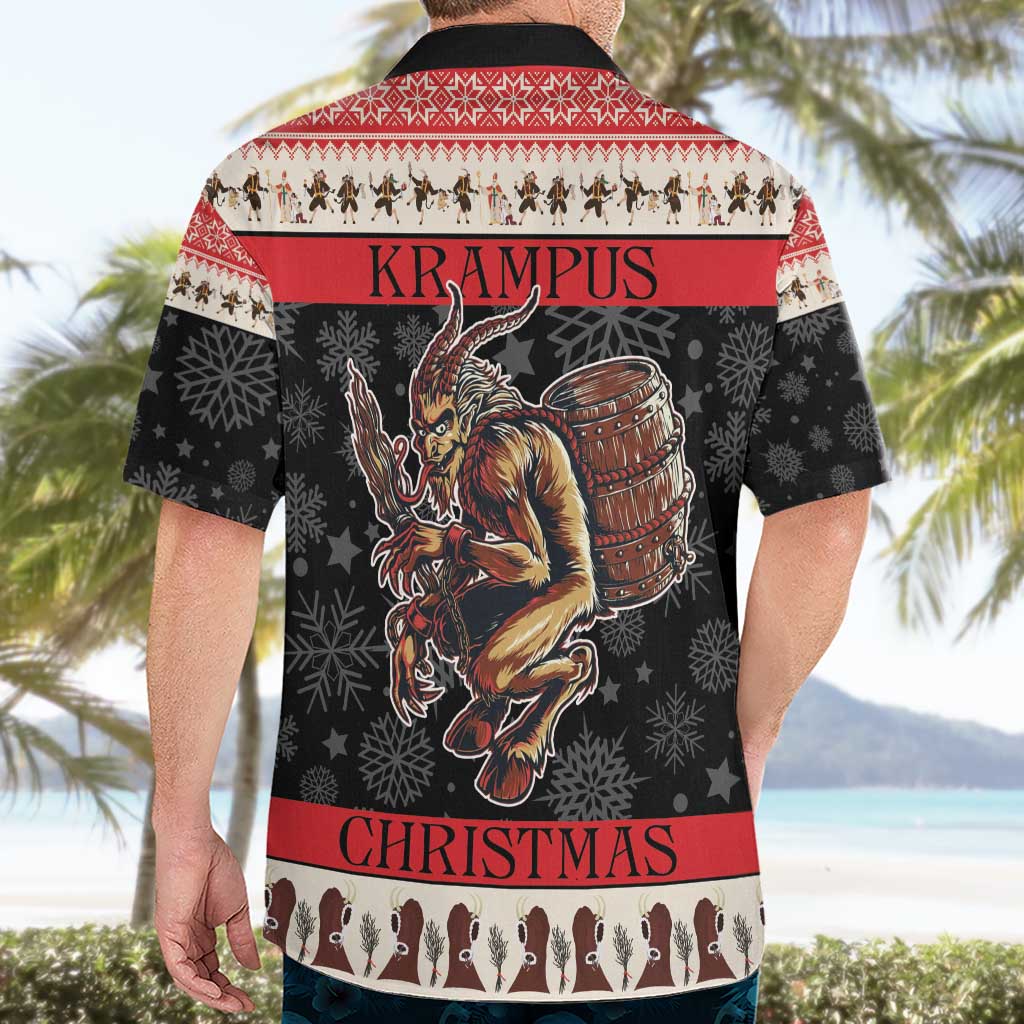 Krampus The Christmas Devil Hawaiian Shirt - Wonder Print Shop