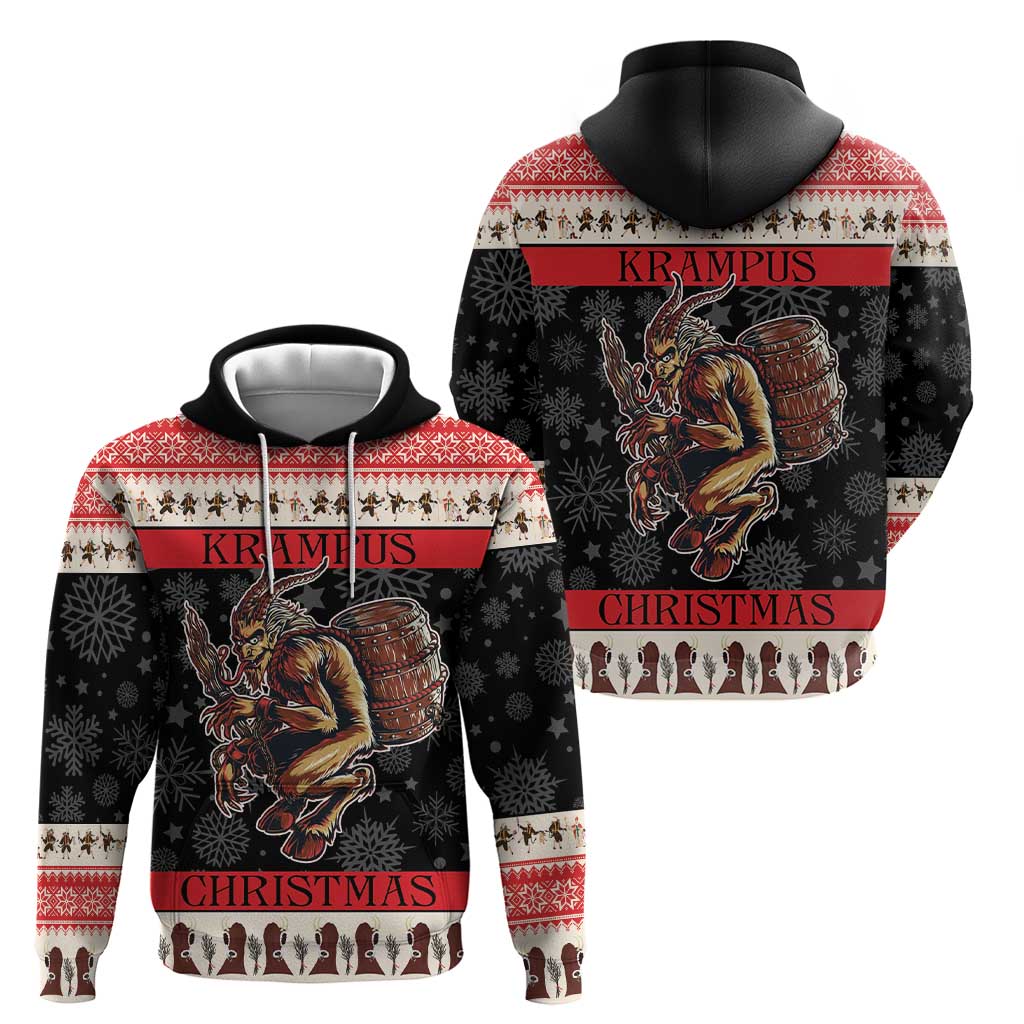 Krampus The Christmas Devil Hoodie - Wonder Print Shop