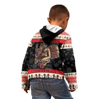 Krampus The Christmas Devil Kid Hoodie - Wonder Print Shop