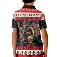 Krampus The Christmas Devil Kid Polo Shirt - Wonder Print Shop