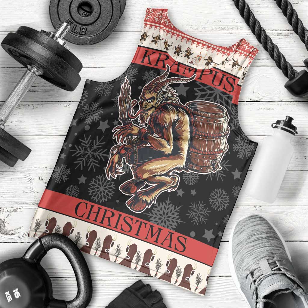 Krampus The Christmas Devil Men Tank Top - Wonder Print Shop