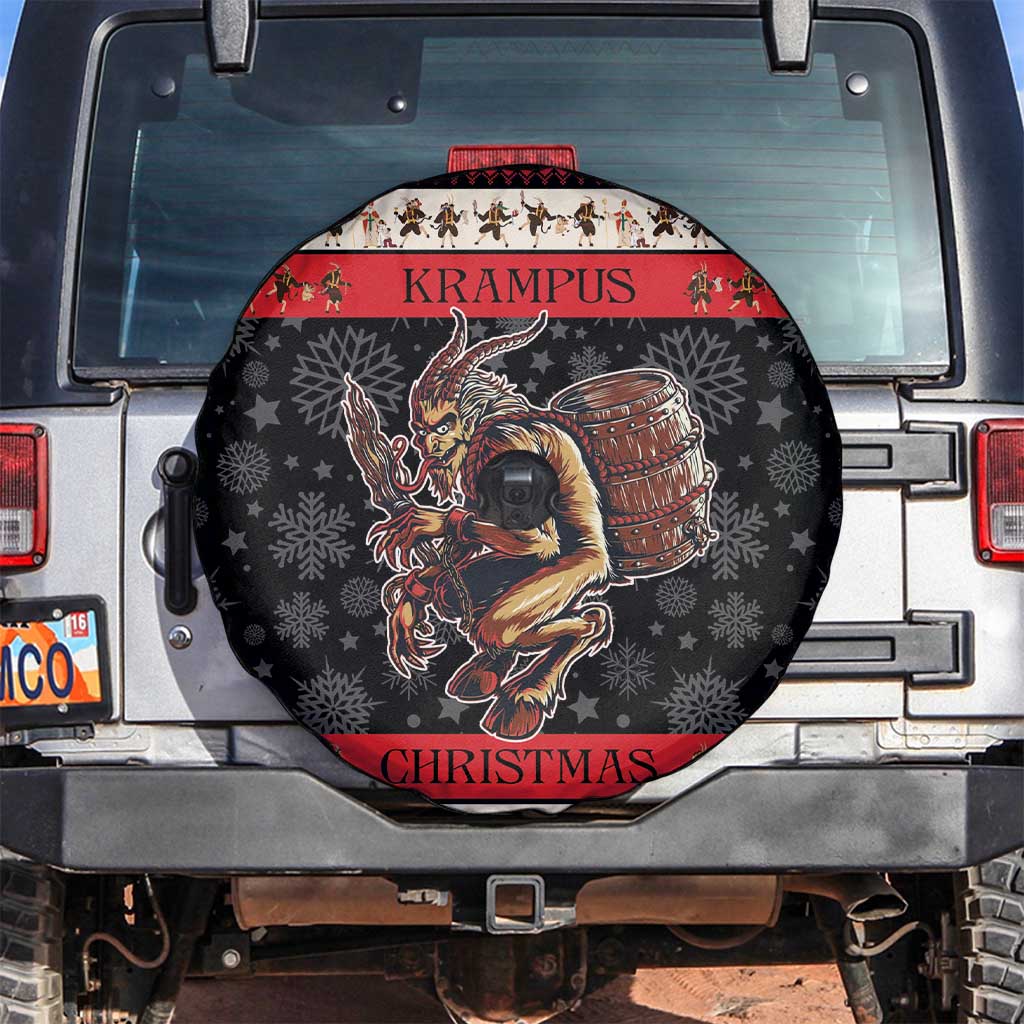 Krampus The Christmas Devil Spare Tire Cover - Wonder Print Shop