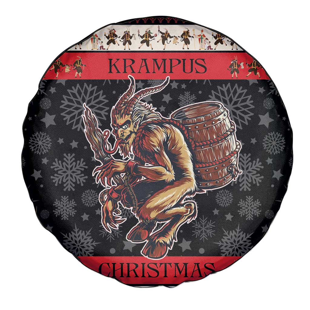 Krampus The Christmas Devil Spare Tire Cover - Wonder Print Shop