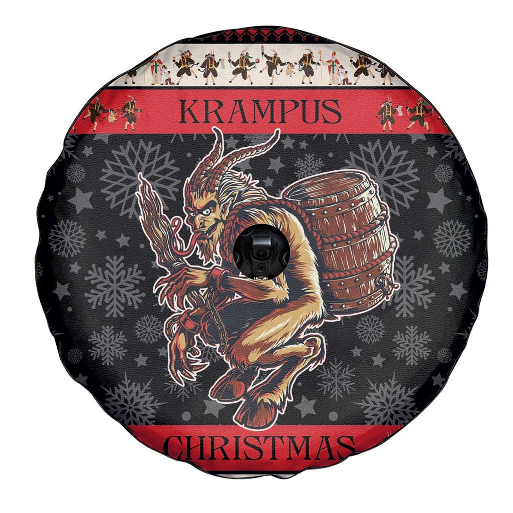 Krampus The Christmas Devil Spare Tire Cover - Wonder Print Shop