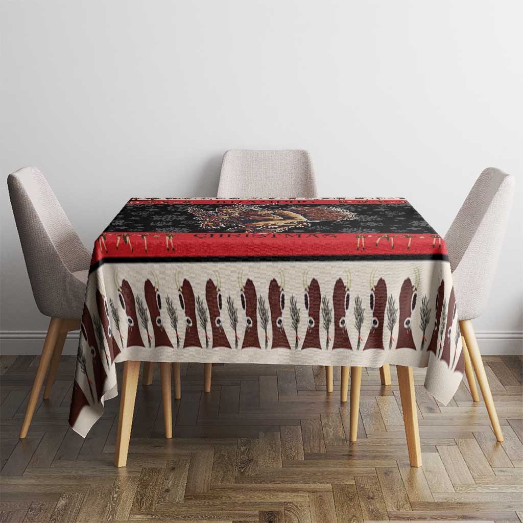 Krampus The Christmas Devil Tablecloth - Wonder Print Shop