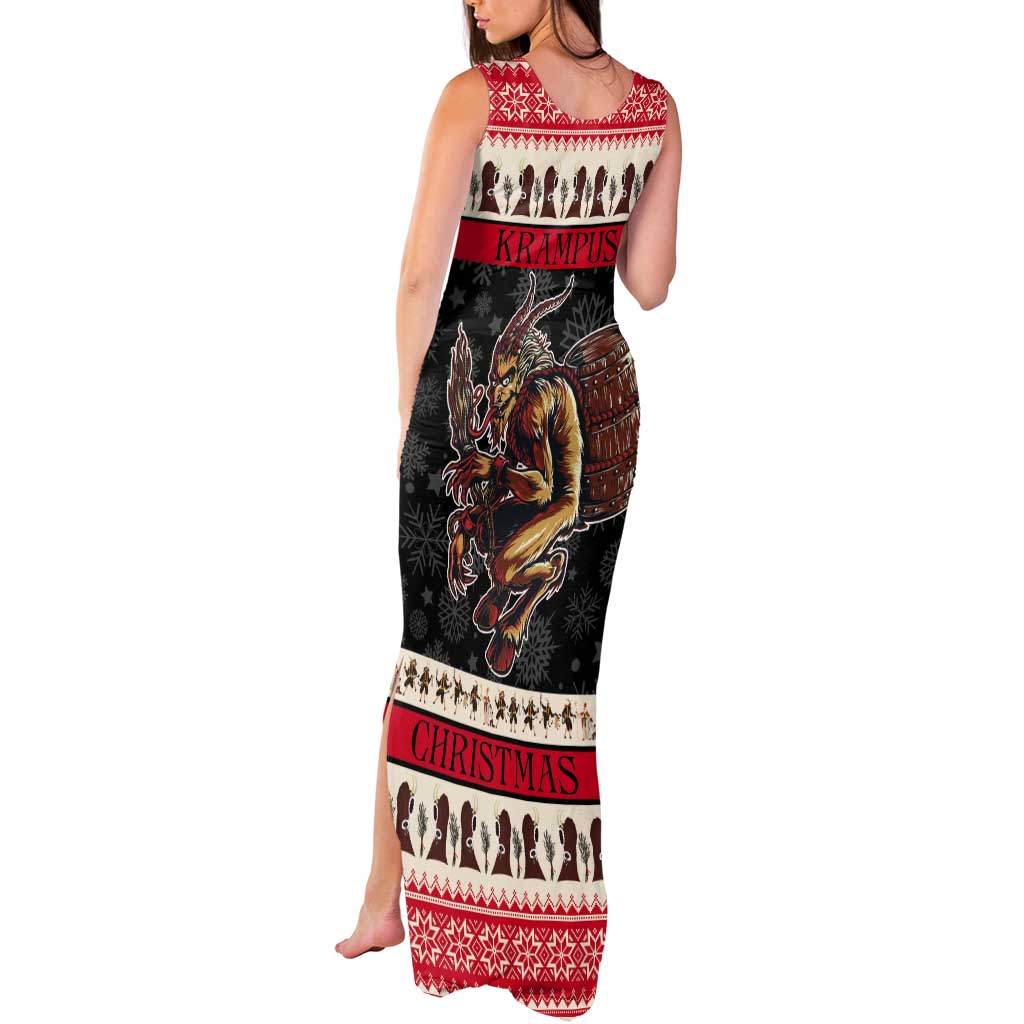 Krampus The Christmas Devil Tank Maxi Dress - Wonder Print Shop