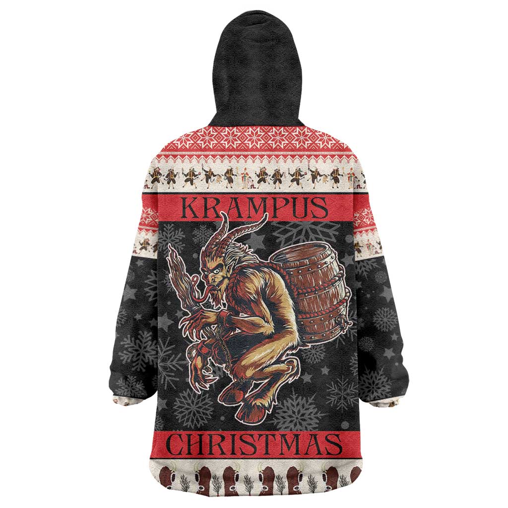Krampus The Christmas Devil Wearable Blanket Hoodie - Wonder Print Shop