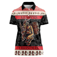 Krampus The Christmas Devil Women Polo Shirt - Wonder Print Shop
