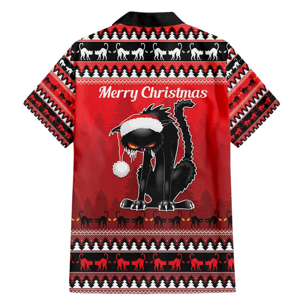 Jolakotturinn Iceland Family Matching Puletasi and Hawaiian Shirt Yule Cat Merry Christmas - Wonder Print Shop