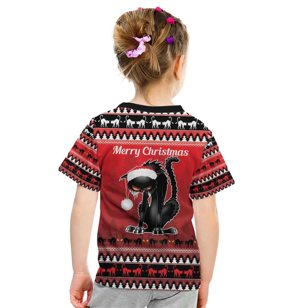 Jolakotturinn Iceland Kid T Shirt Yule Cat Merry Christmas - Wonder Print Shop