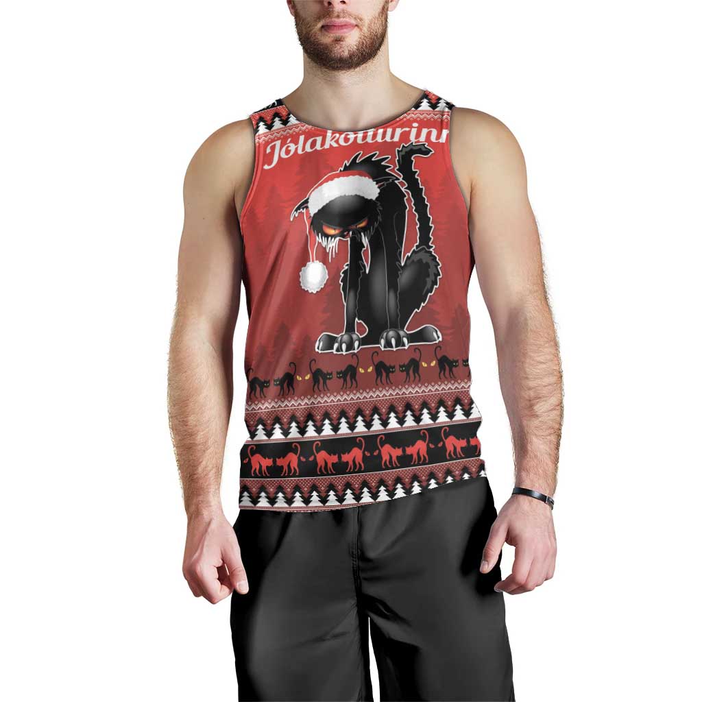 Jolakotturinn Iceland Men Tank Top Yule Cat Merry Christmas - Wonder Print Shop