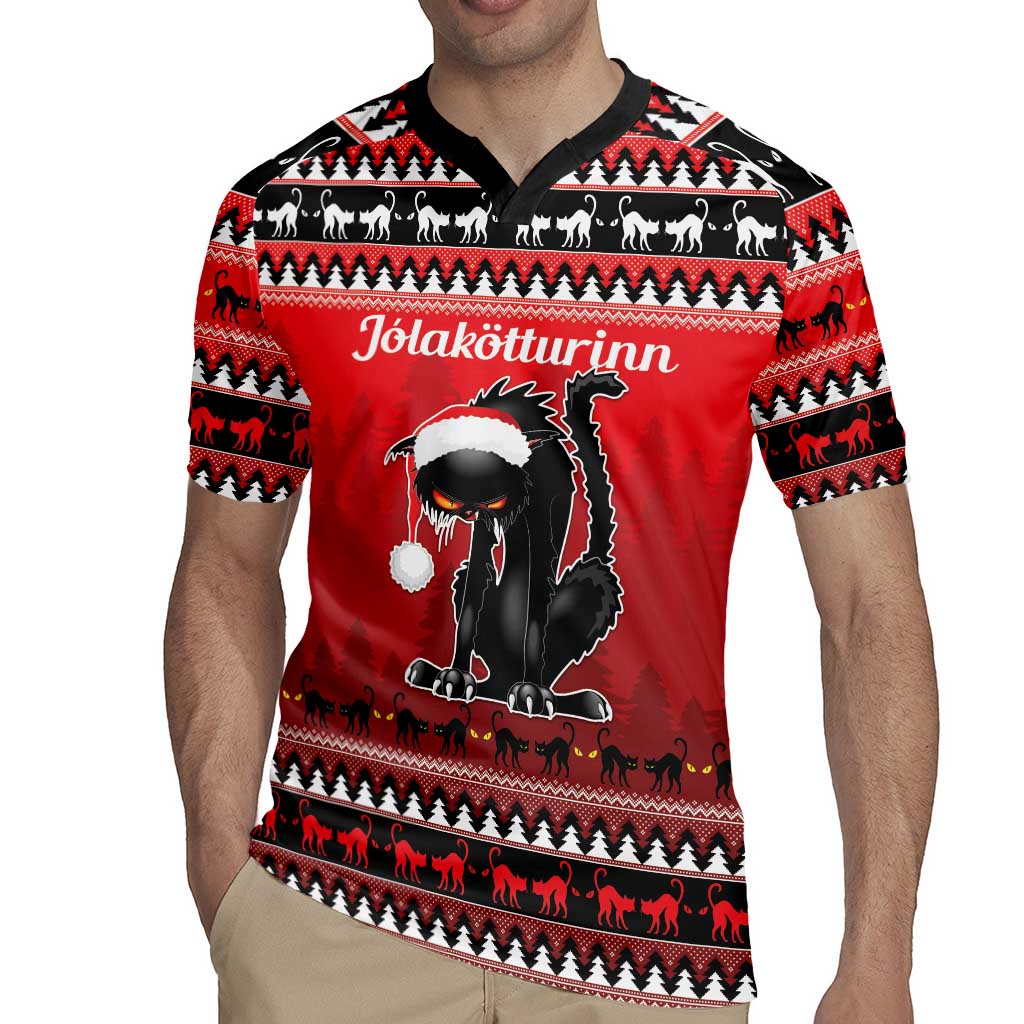 Jolakotturinn Iceland Rugby Jersey Yule Cat Merry Christmas - Wonder Print Shop