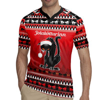 Jolakotturinn Iceland Rugby Jersey Yule Cat Merry Christmas - Wonder Print Shop