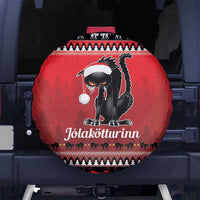 Jolakotturinn Iceland Spare Tire Cover Yule Cat Merry Christmas - Wonder Print Shop