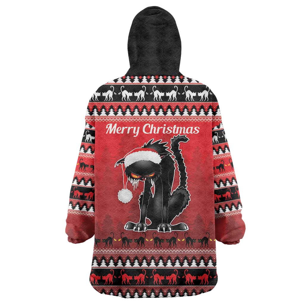 Jolakotturinn Iceland Wearable Blanket Hoodie Yule Cat Merry Christmas - Wonder Print Shop