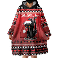 Jolakotturinn Iceland Wearable Blanket Hoodie Yule Cat Merry Christmas - Wonder Print Shop