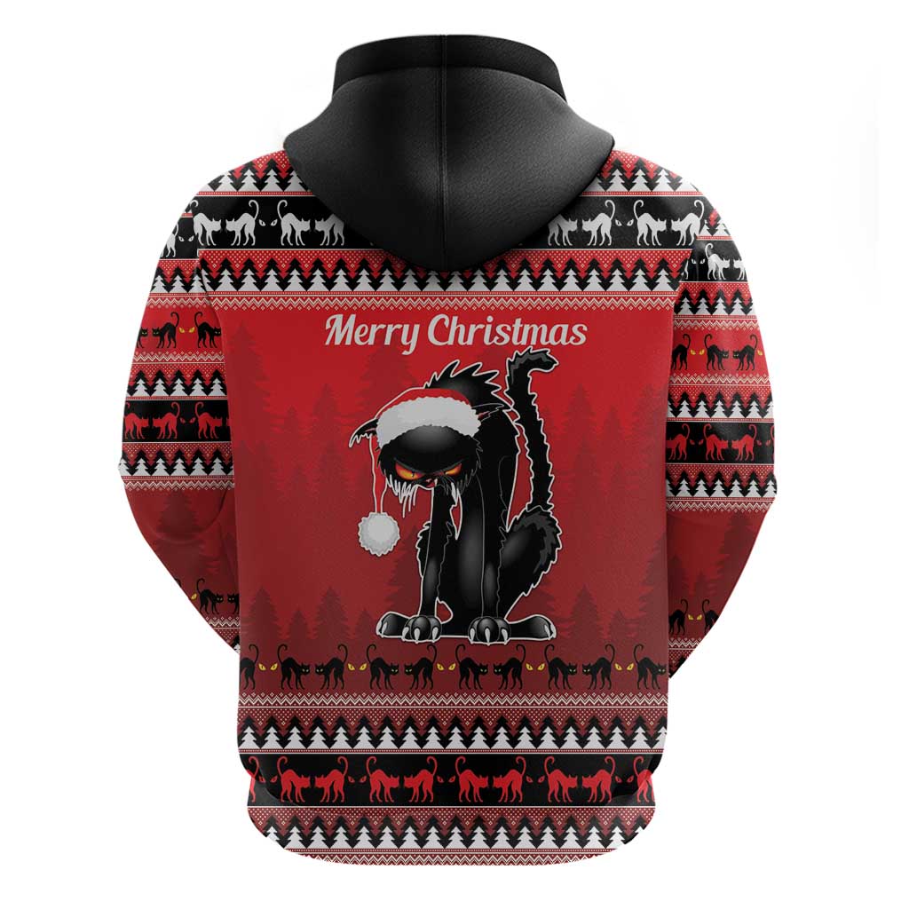 Jolakotturinn Iceland Zip Hoodie Yule Cat Merry Christmas - Wonder Print Shop