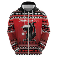 Jolakotturinn Iceland Zip Hoodie Yule Cat Merry Christmas - Wonder Print Shop