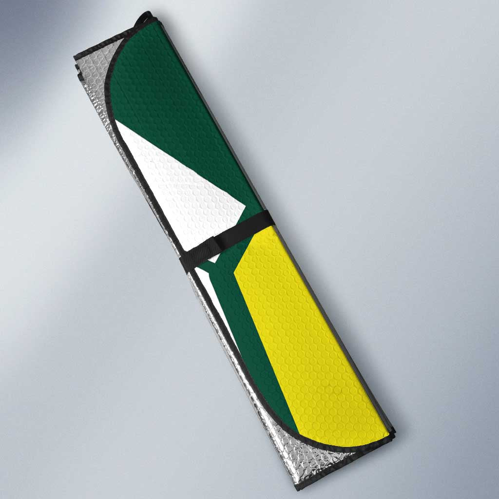 India vs Australia Custom Auto Sun Shade Blue vs Gold Cricket Heritage - Wonder Print Shop